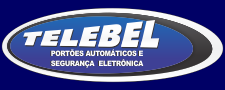 logo da Telebel Portões Automático e Segurança Eletrônica