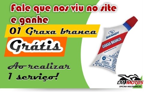 Imagem de Fale que viu no site e ganhe uma graxa branca ao realizar um serviço conosco