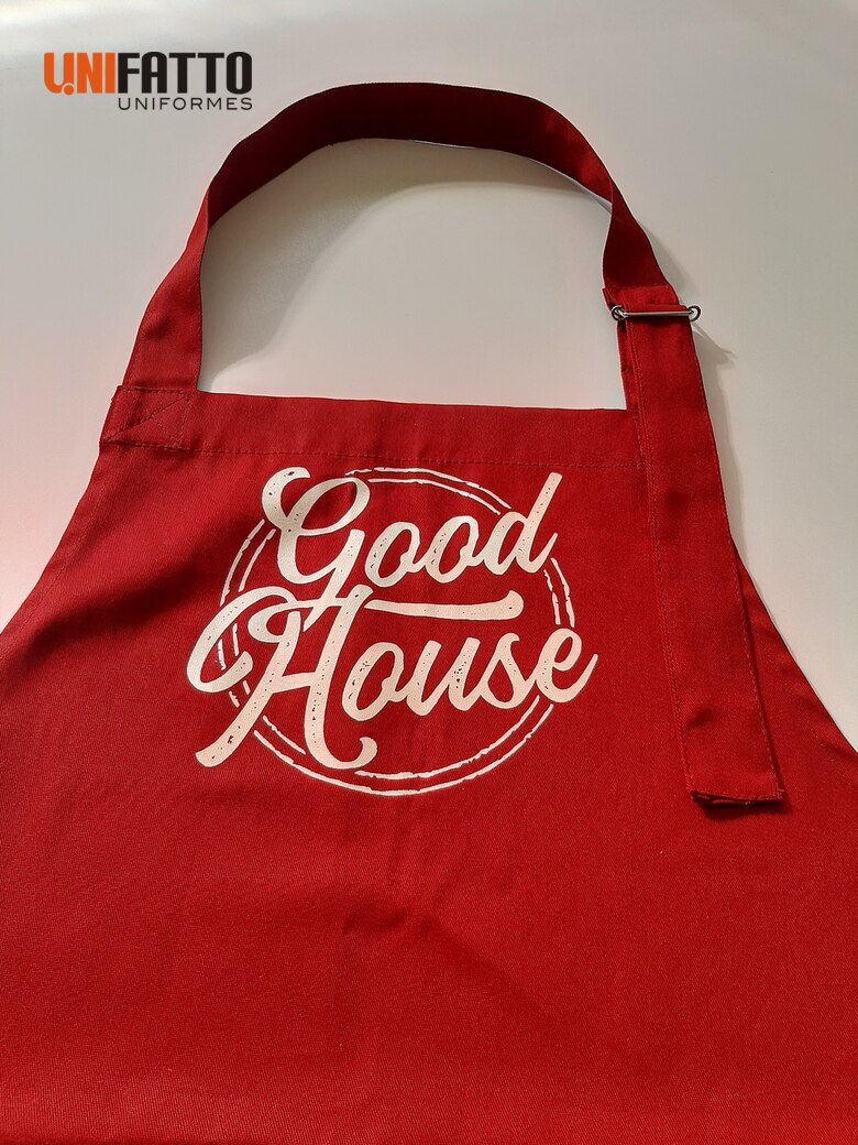 Imagem de Avental em Brim Leve 100% algodão - Good House Hamburgueria