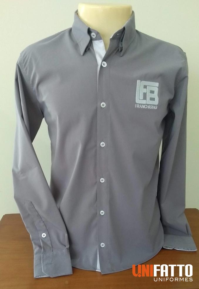 Imagem de Camisa Social Masculina Mod. Estruturada - LFB Franchising