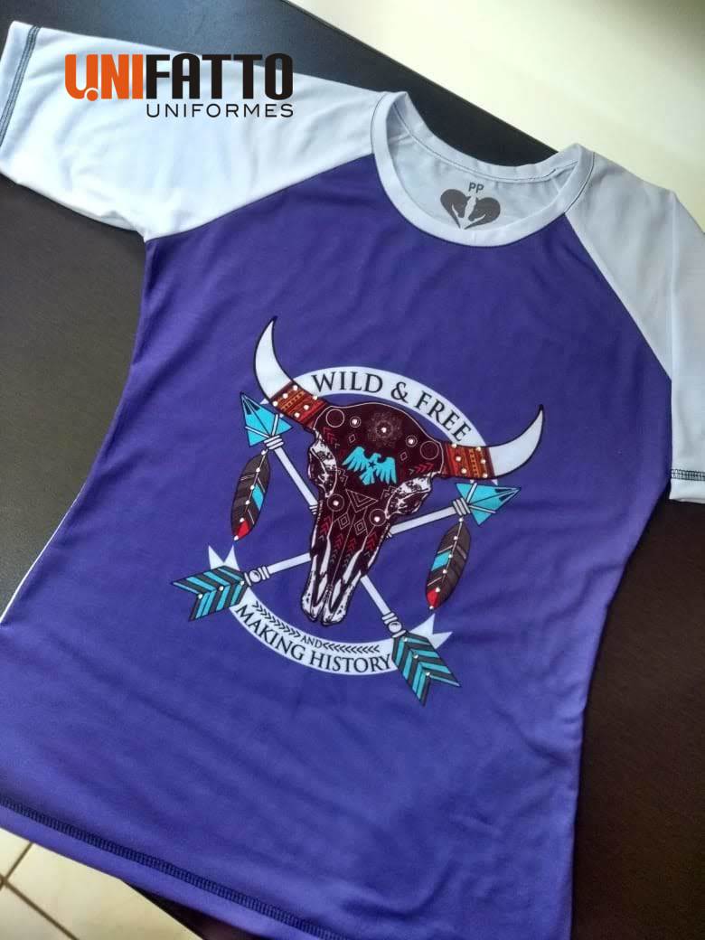 Imagem de Camiseta em Malha Poliéster com estampa em Sublimação - Gowestern