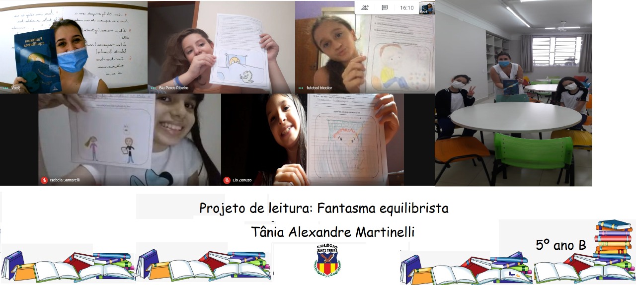 Imagem de PROJETO DE LEITURA LIVRO FANTASMA EQUILIBRISTA 5º B