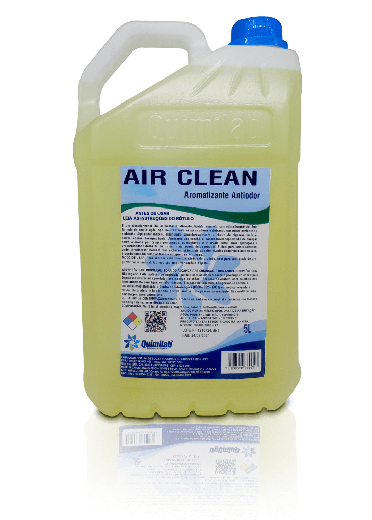 Imagem de Aromatizante AIR CLEAN ANTIODOR 5L Quimilab