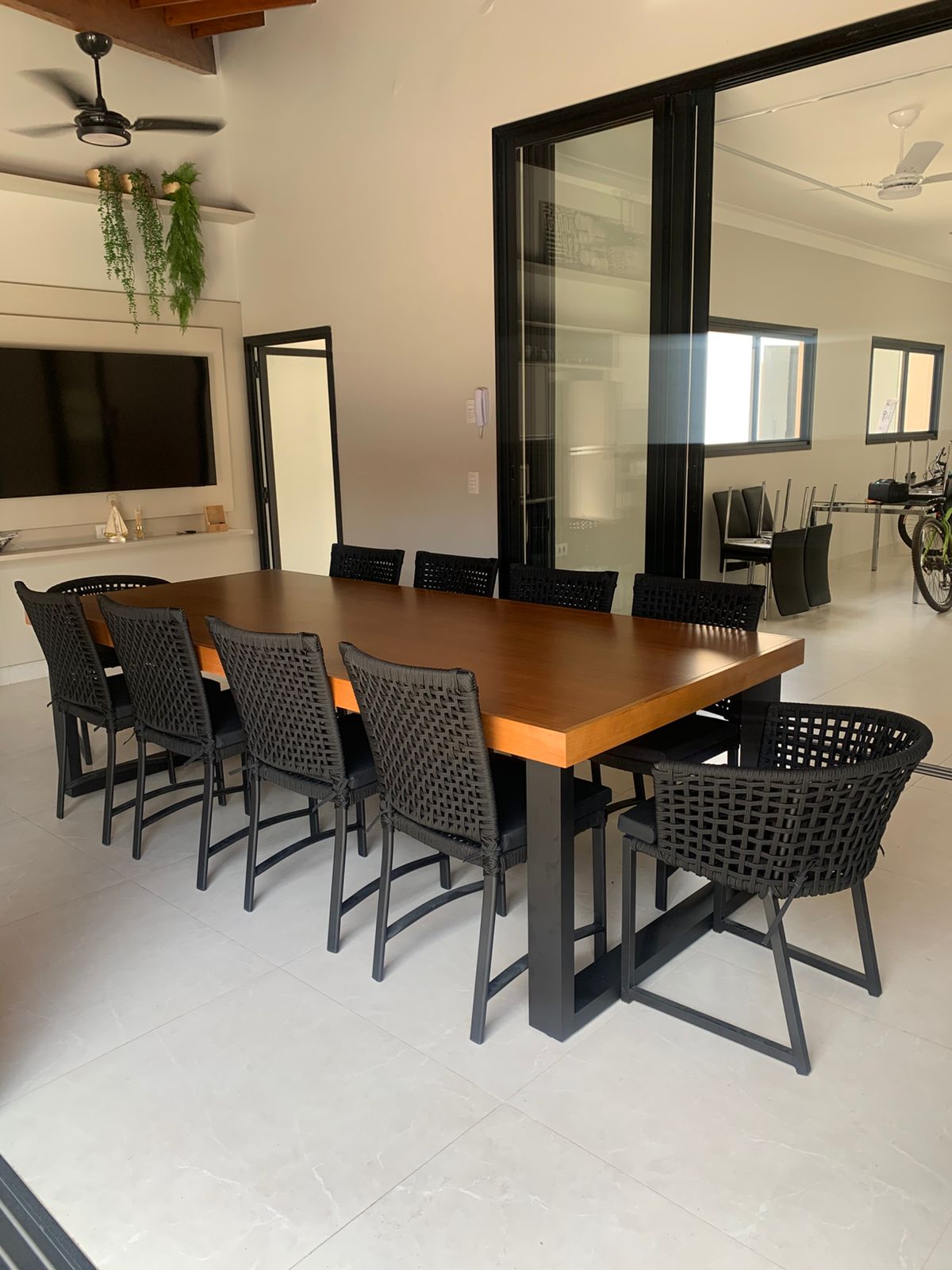 Imagem de Mesa Industrial com Cadeira Orlando 