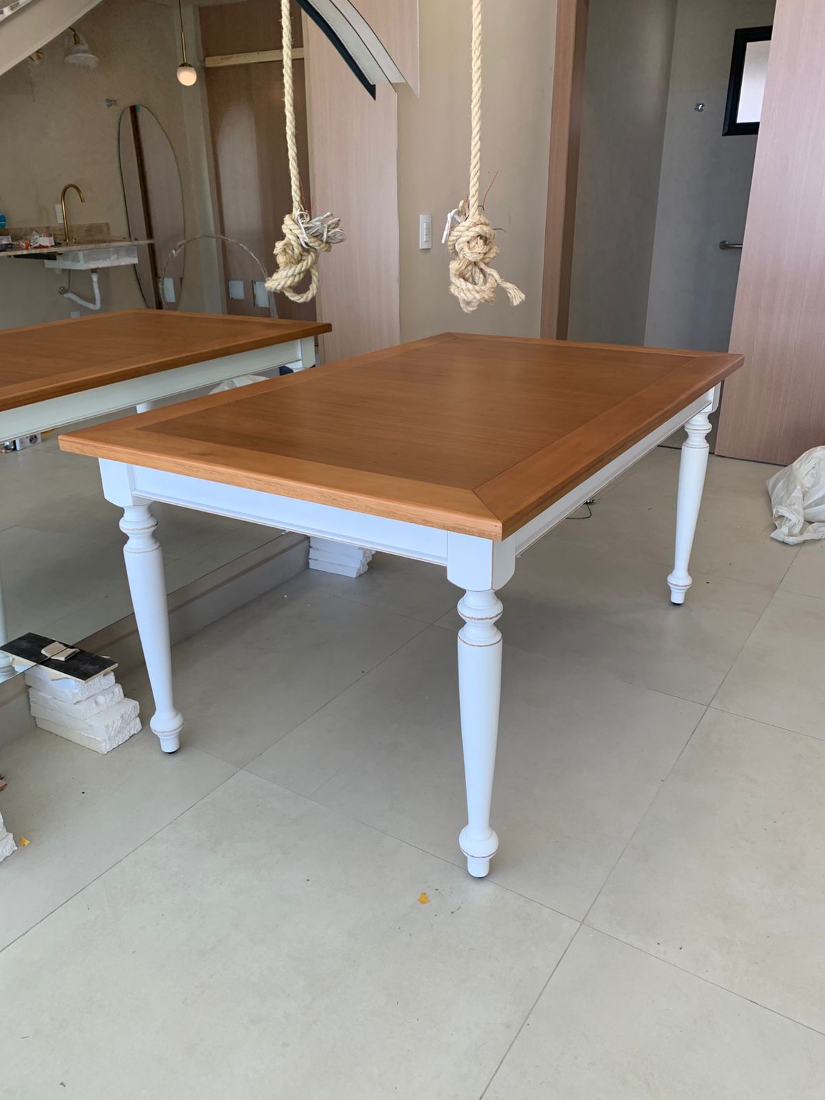 Imagem de Mesa Provençal 160x100cm Pé Torneado