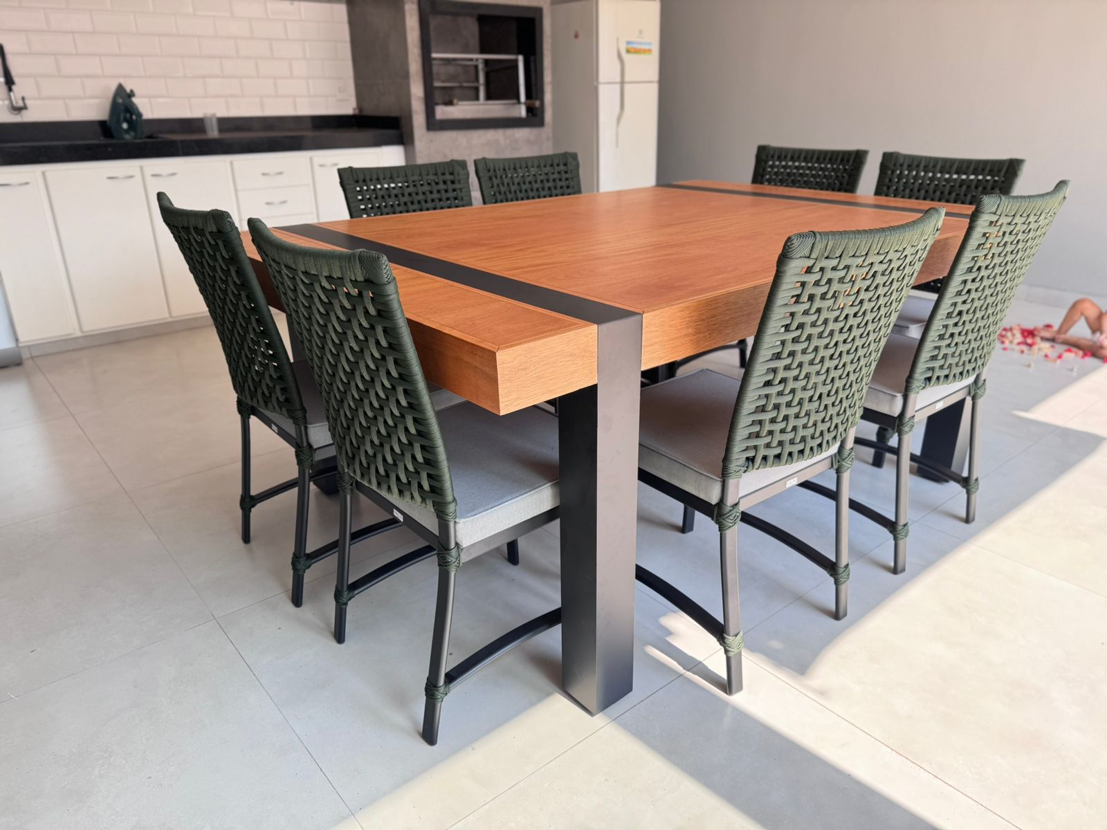 Imagem de Mesa Maracanã 200x130cm com Cadeira Orlando