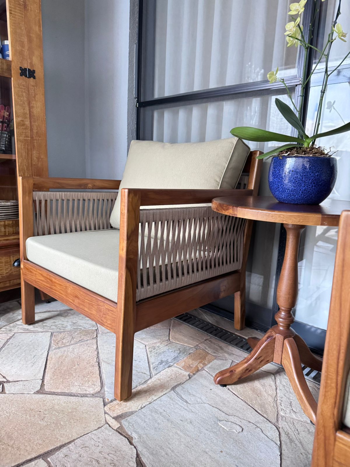 Imagem de Poltrona Sofá Teca 