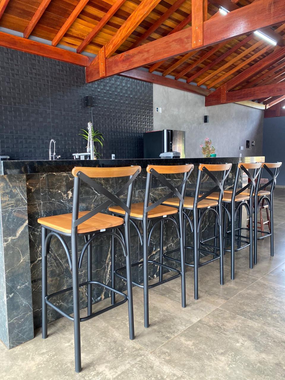 Imagem de Banqueta Paris Aluminio